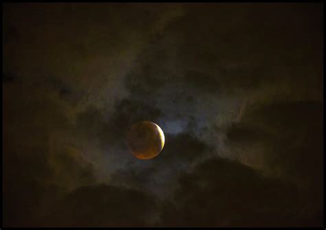 Cloudy Lunar Eclipse