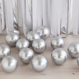 Ballons Silber Chrom 13cm Ginger Ray Welovedeco De