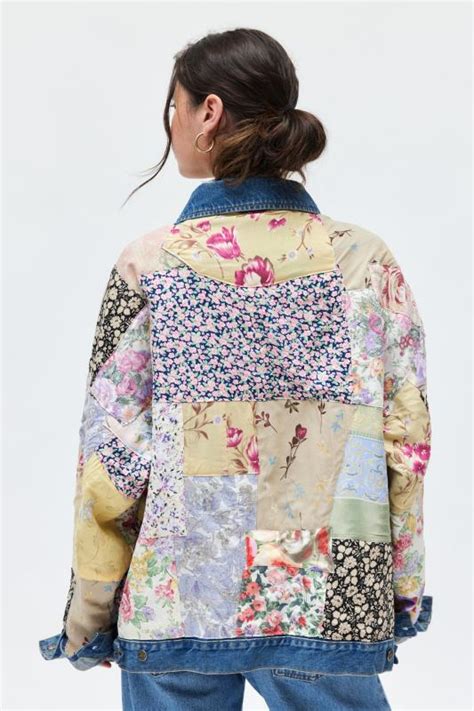 Urban Renewal Remade Patchwork Floral Denim Jacket Urban Outfitters