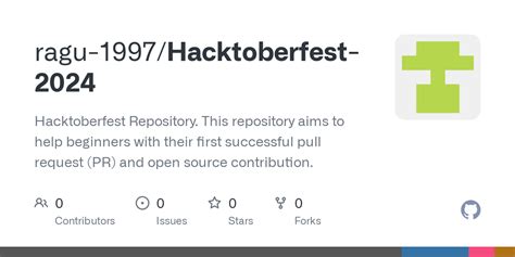 Github Ragu Hacktoberfest Hacktoberfest Repository This