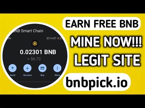 Earn Free BNB Without Investment 5 Worth Of BNB From Free Mining