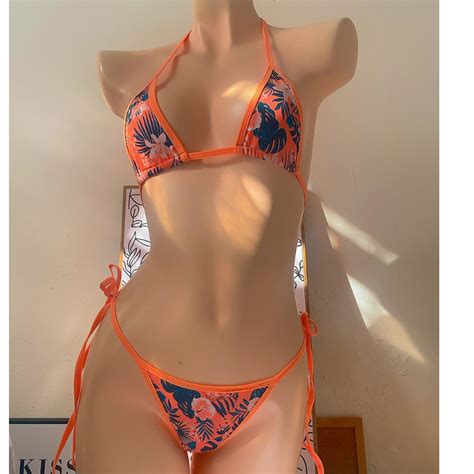 BK029 Bộ đồ lót lọt khe bikini hai mảnh bốc lửa vải lụa mềm KELLY WANG Shopee Việt Nam