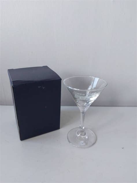 James Bond 007 Martini Glass Replica Prop Promotional Item Boxed Etsy