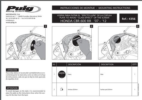 Bolha Puig Honda Cbr Rr X Racing Performance