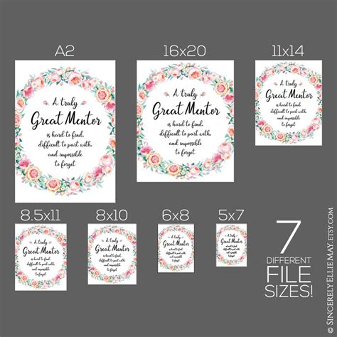 Thank You Mentor Gifts A Truly Great Mentor Is Hard To Find Etsy