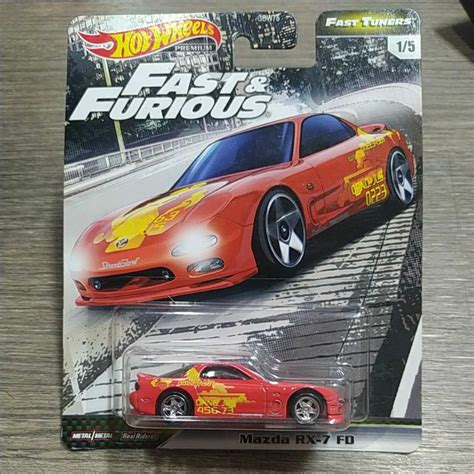 Hot Wheels Premium Velozes E Furiosos Mazda Rx Shopee Brasil