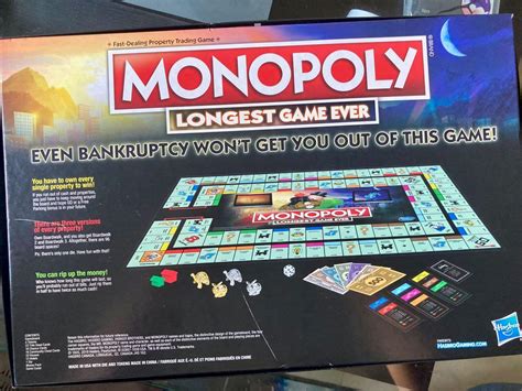 Monopoly longest game ever, Hobbies & Toys, Toys & Games on Carousell