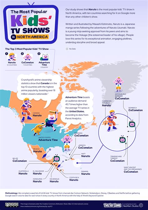 The Most Popular Kids TV Shows In The World, Mapped | Digg