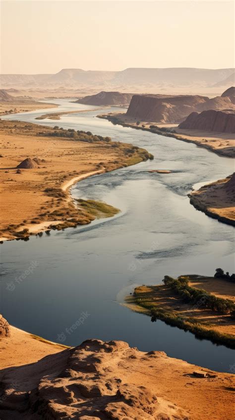 Premium Photo | The nile river ancient egypt