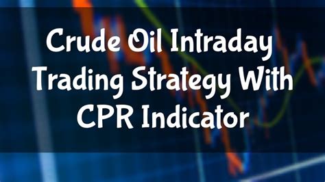 Live Crude Oil Intraday Trading Strategy With Cpr Indicator Crude Oil