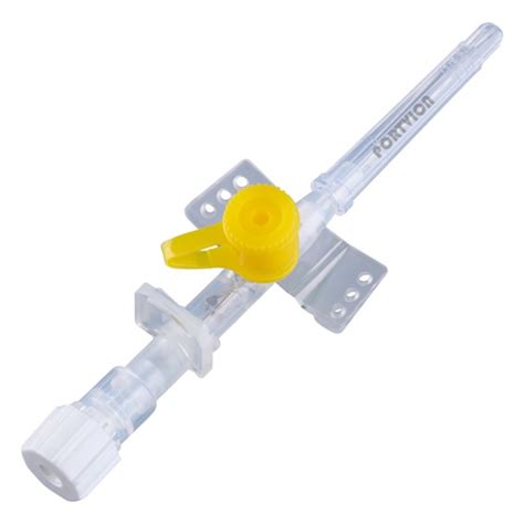 I V Cannula With Wings Injection Port Forca Healthcare