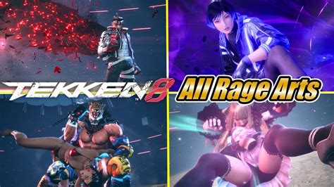 【鉄拳8】全キャラレイジアーツ集【tekken8】 Tekken8 All Rage Arts Youtube