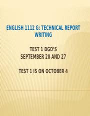 Eng G Test Dgds Pptx English G Technical Report Writing