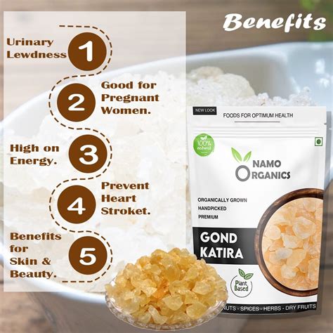 Gond Katira Tragacanth Gum Badam Pisin Almond Gum Organic Gond