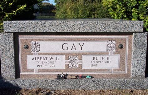 Albert W Al Sanders Gay Jr Find A Grave Memorial