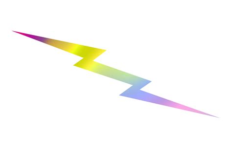 Lightning Bolt Rainbow Sticker by AIRVOID for iOS & Android | GIPHY