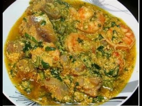 How To Make Egusi And Okra Soup Youtube