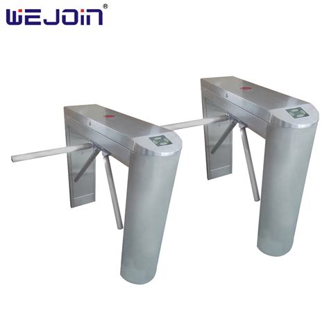 Intelligent Access Control Rfid Vertical Tripod Turnstile Gate With