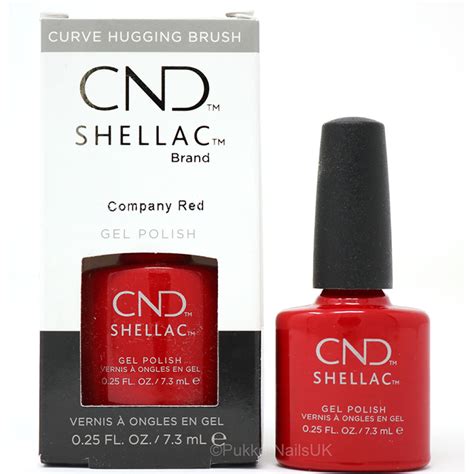 Cnd Shellac Company Red Ml Buy Now Pukka Nails