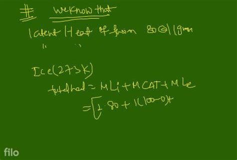 NHT002728 The Amount Of Heat Required To Convert 1 G Of Ice At 0C Into