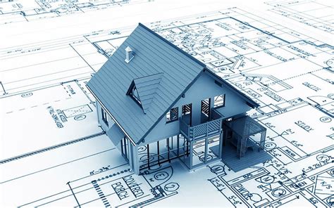 HD wallpaper: Blueprint Floor Plan House HD, brown and red wooden house