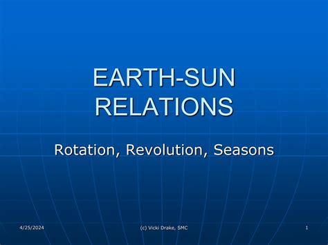 Earth Sun Relations Energy Of The Sun To Earthppt