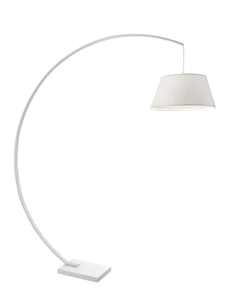 Lampada Da Terra Arc Led Bianca Sompex