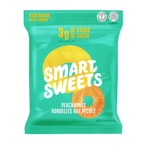 Peach Rings - Low Sugar Gummy Candy | SmartSweets