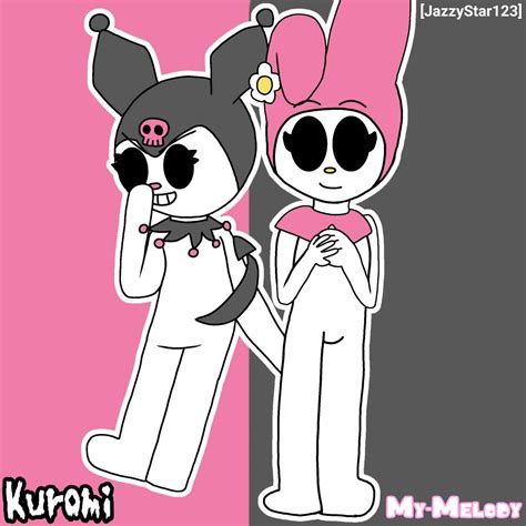 My-Melody And Kuromi by Jazzystar123 on DeviantArt