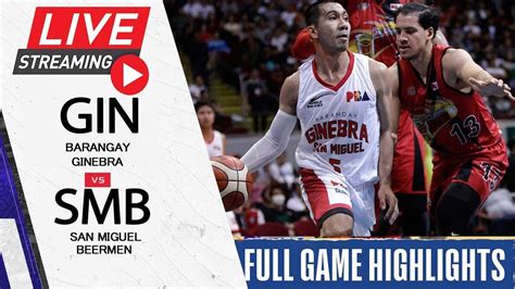 PBA Live Ginebra Vs San Miguel December 15 2023 Junemar Fajardo Is