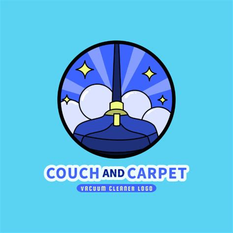 Placeit Logo Template For Carpet Cleaning With A Vacuum Illustration