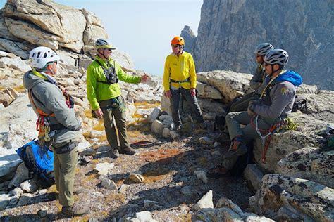 Jenny Lake Climbing Rangers Rigging For Rescue