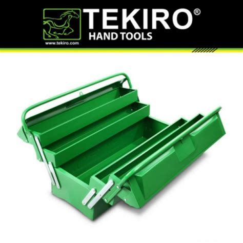 Jual Tekiro Tool Box 3 Susun Plat Besi ST TB1068 Kotak Perkakas Besar