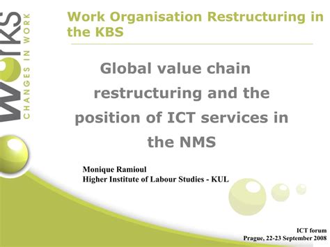 Ppt Global Value Chain Restructuring And The Position Of Ict Services In The Nms Powerpoint