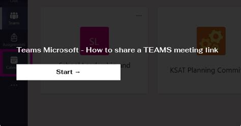 Teams Microsoft How To Share A Teams Meeting Link