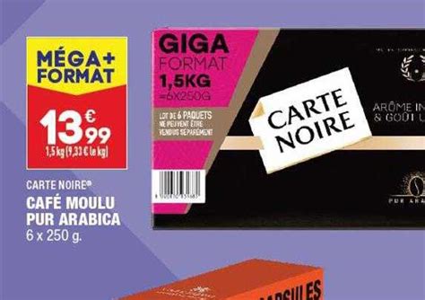 Promo Café Moulu Pur Arabica Carte Noire chez Aldi iCatalogue fr