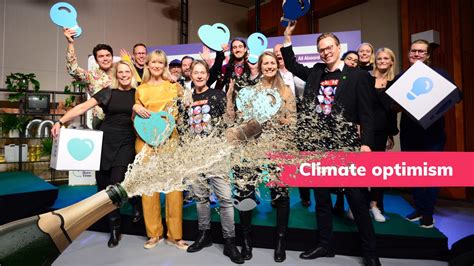 Climate Optimism Shake The Bottle Pop The Cork