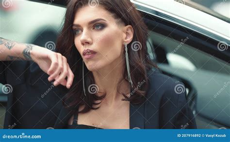 Girl Sitting In Cars Stock Footage Video Of Adult Woman 207916892