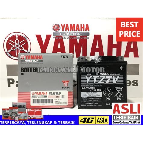 Jual AKI MOTOR NMAX LEXI YTZ7V YUASA ASLI ORIGINAL YAMAHA 2DP H2100