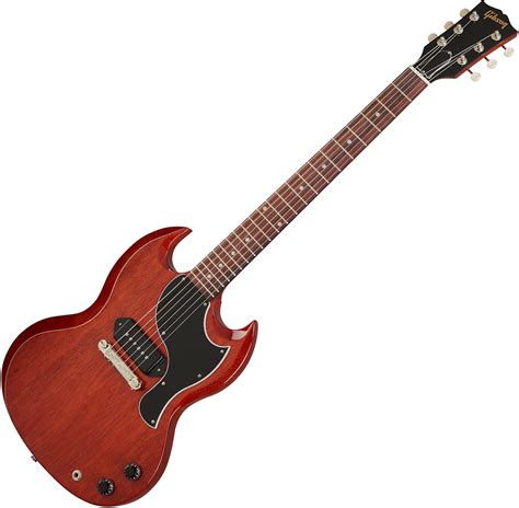 Gibson SG Junior Original Vintage Cherry Solid Body Electric Guitar Red