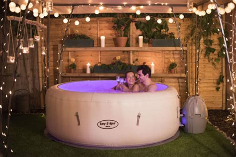 Bestway Lay Z Spa Paris Inflatable Hot Tub 4 6 People Led Lighting For Sale From United Kingdom