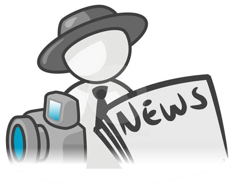 Free Newspaper Reporter Cliparts Download Free Newspaper Reporter