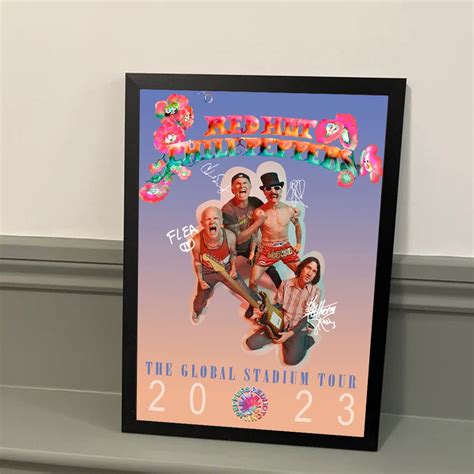 Red Hot Chili Peppers The Global Stadium Tour Poster