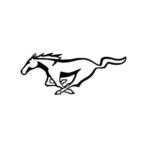 Mustang Outline SVG