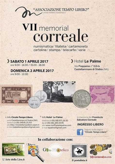 Memorial Correale 1 E 2 Aprile PANORAMA NUMISMATICO