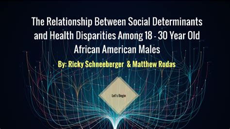 How Social Determinants Affects Health Disparities Among Adult 18 30yrs Old African American