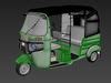 3D Model Bajaj 3 Weel Tuk Tuk VR AR Low Poly CGTrader