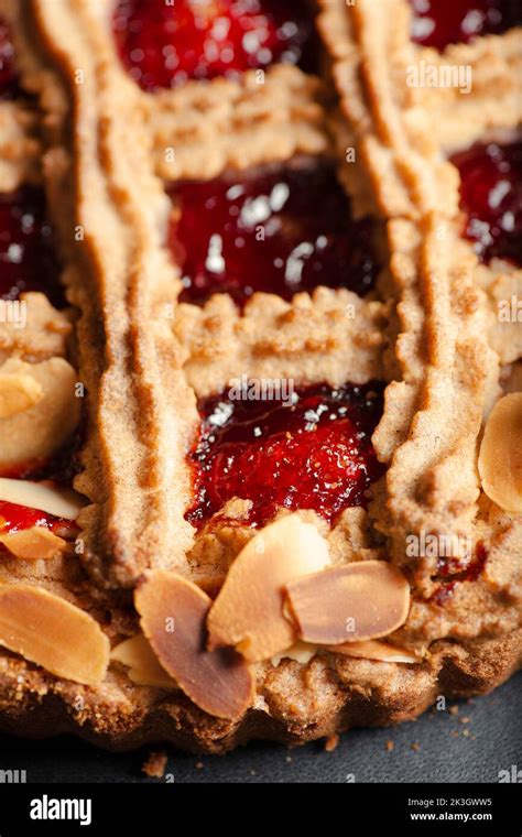 The Linzer Torte Is A Traditional Austrian Pastry A Form Of Shortbread