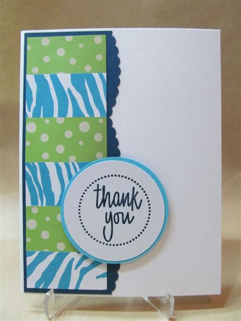 Savvy Handmade Cards: CFC63 Thank You Card