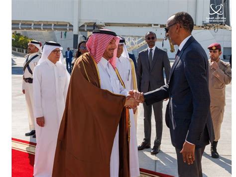 President of Rwanda Arrives in Doha